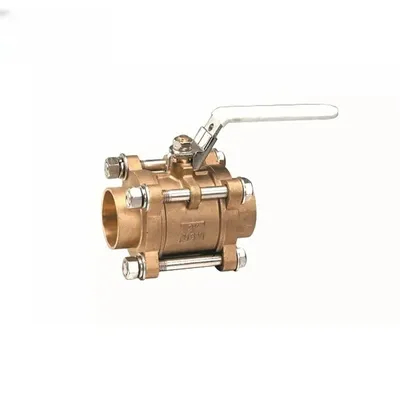 Marine Low Temperature Seawater Flange ANSI 150 Bronze Ball Valve