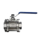 Marine Three Way Internal Thread Ship Flanged Ball Valve