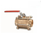 Customized Low Temperature Marine Seawater Flange ANSI 150 Bronze C95800 Ball Valve
