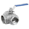 Marine Three Way Internal Thread Ship Floating Ball Valve