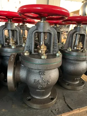 Angle Check Valve JIS F7354 Cast Iron Steel Marine Valve