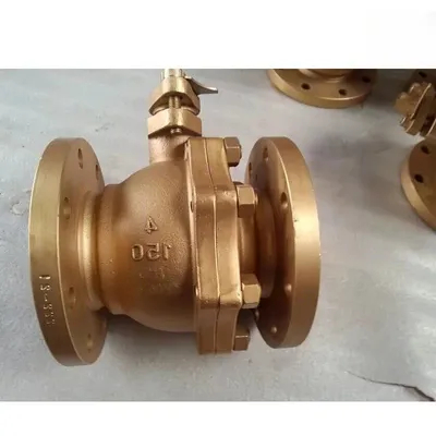 Wholesale Cheap Price Low Temperature Marine Seawater Flange ANSI 150 Bronze C95800 Ball Valve
