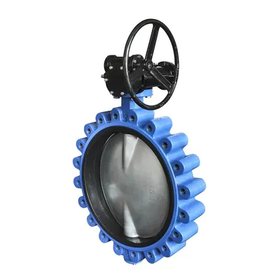 OEM Cast-Iron Stainless-Steel Rubber Seat Water Wafer Lug Type Double Flange Butterfly Valve