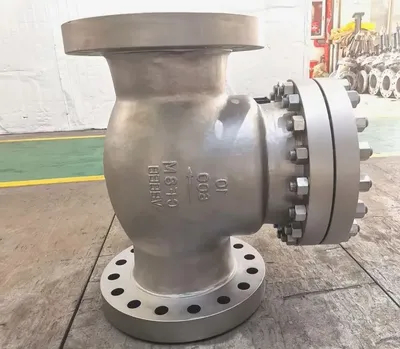 Marine API6d Standard Cast Steel Flanged Check Valves for Oil Pipeline Valves