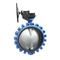 OEM Cast-Iron Stainless-Steel Seat Water Lug Type Double Flange Butterfly Valve