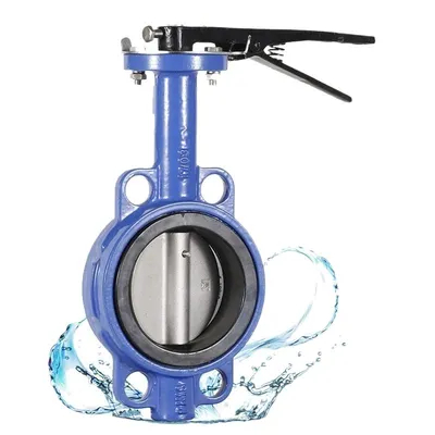 Wholesale Marine ANSI API PTFE Iron Lever Opreated Wafer Lug Butterfly Valve