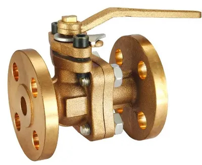 Manufacturer 150lb Flanged Bronze Floating Ball Valve for Marine