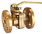 Manufacturer 150lb Flanged Bronze Floating Ball Valve for Marine