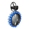 Ductile Cast-Iron Stainless-Steel Rubber Seat Water Wafer Lug Type Double Flange Butterfly Valve