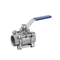 Newest Marine Pneumatic Ss 304 316 3PC Ball Valve Stainless Steel Manual Control Ball Valve